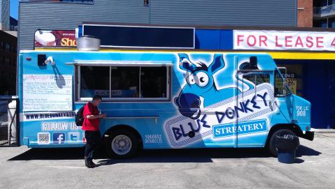 The Blue Donkey Streatery in its full glory